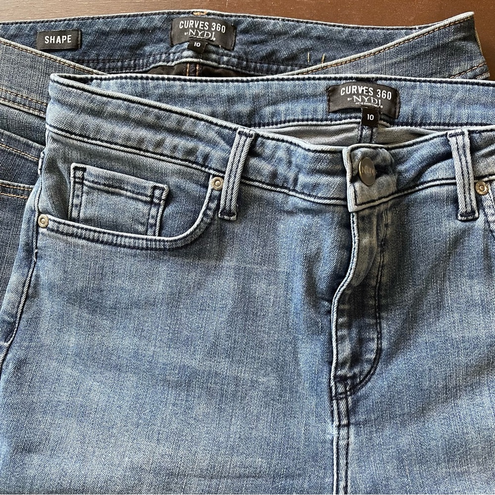 NYDJ Curves 360 Set of two Denim Jeans